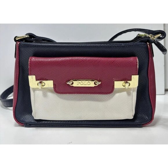 Polo Ralph Lauren Purse Women's Bag GUC Classic Designer Purse  Adjustable Strap - Picture 1 of 15